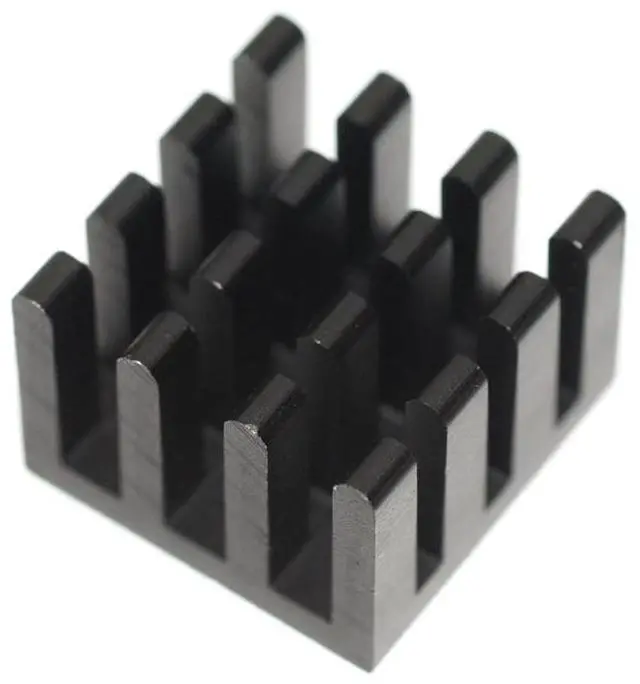Alt view image 2 of 2 - 3M-8810 Aavid Thermalloy Premium Black Heat Sink - 14mm x 14mm x 10mm (3M-8810-14)