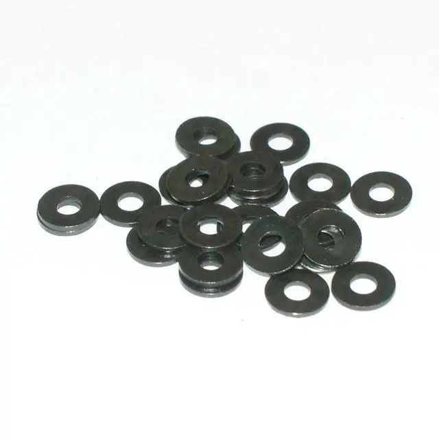 Alt view image 6 of 6 - M3 Flat Washer - Black Carbon Steel (JL-M3X8X0.8)