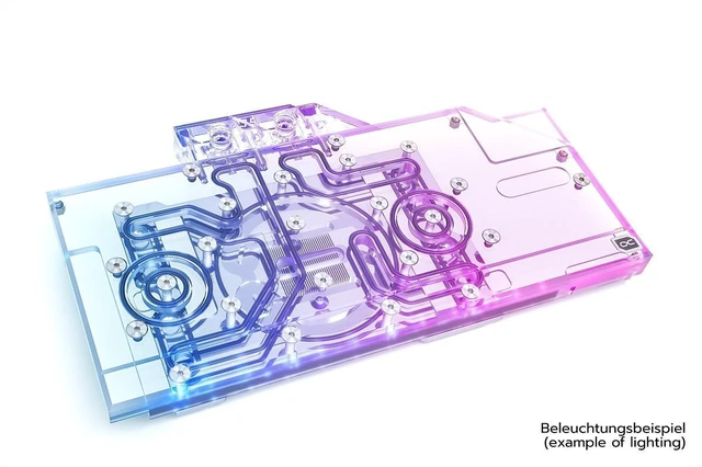 Alt view image 6 of 7 - Alphacool Eisblock Aurora Acryl GPX-A Radeon RX 6800XT Nitro+ with Backplate (11948)