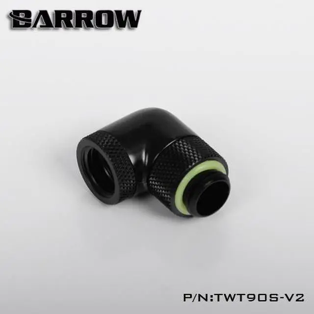 Alt view image 5 of 7 - Barrow G1/4" 90 Degree Dual Rotary Adaptor Fitting - Silver (TWT90S-V2-Silver)