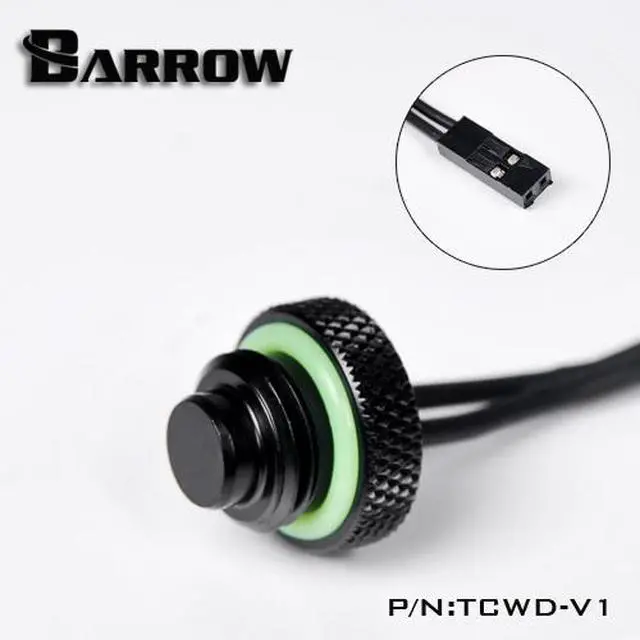 Alt view image 6 of 7 - Barrow G1/4" 10K Temperature Sensor Stop Fitting, Black