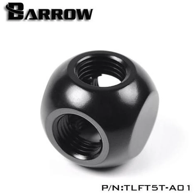 Alt view image 8 of 8 - Barrow G1/4" 5-way Ball Fitting, Black (TLFT5T-A01)