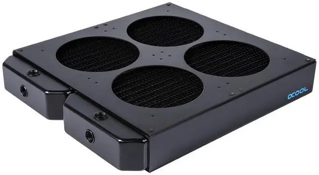 Alt view image 7 of 7 - Alphacool NexXxoS XT45 Full Copper Quad 480/560 Radiator (14396)