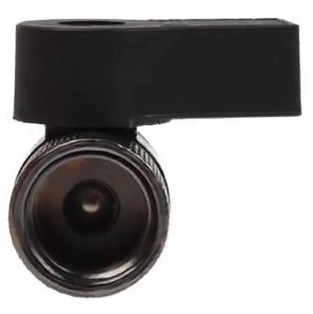 Alt view image 9 of 10 - Alphacool G1/4" 2-way Ball Valve, Black Nickel