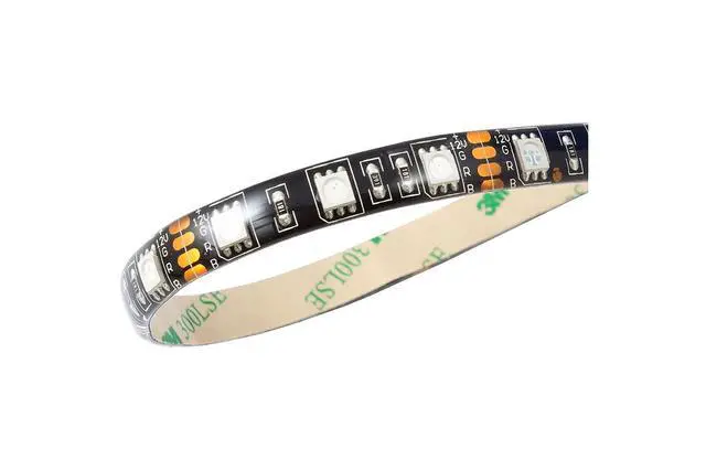 Alt view image 2 of 2 - Aquacomputer RGB LED Strip IP65 - 50cm - Black (53194)