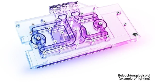 Alt view image 5 of 6 - Alphacool Eisblock Aurora Acryl GPX-N RTX 3070 ROG Strix with Backplate (11957)