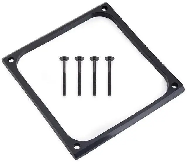 Alt view image 5 of 7 - Alphacool Shroud & Decoupling 120mm (7mm Thickness) Including 4x M3x37mm Screws (24830)