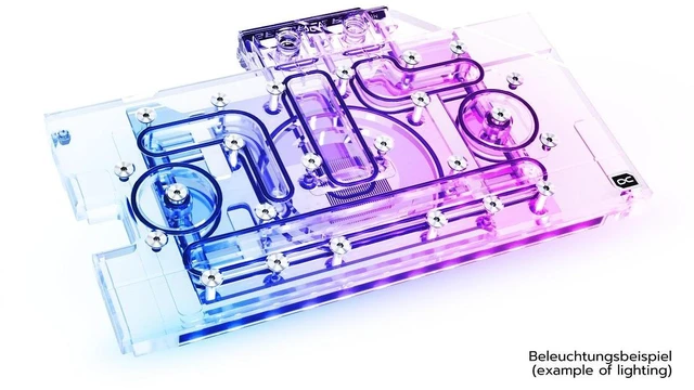 Alt view image 5 of 6 - Alphacool Eisblock Aurora Acryl GPX-N RTX 3070 TUF/DUAL with Backplate (11958)