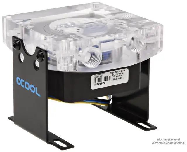 Alt view image 9 of 9 - Alphacool Eisdecke Laing DDC Top V2, Acrylic, Clear