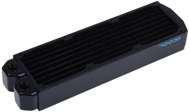 Alt view image 14 of 14 - Alphacool NexXxos XT45 Full Copper Radiator 240, 80mm x 3, Triple Fan, Black
