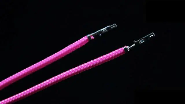 Alt view image 2 of 2 - Darkside 12" (30cm) Female-Female Pre-Sleeved ATX and PCI-E Wire Pink (DS-1109)