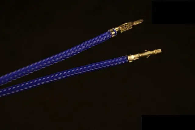 Alt view image 2 of 2 - Darkside 12" (30cm) Male-Female Pre-Sleeved ATX and PCI-E Wire â Dark Blue (DS-0801)