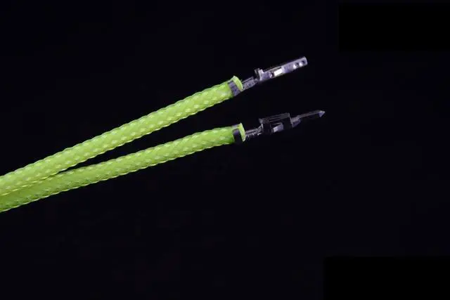 Alt view image 2 of 2 - Darkside 17.5" (45cm) Male-Female Pre-Sleeved ATX and PCI-E Wire â Acid Yellow (DS-1102)