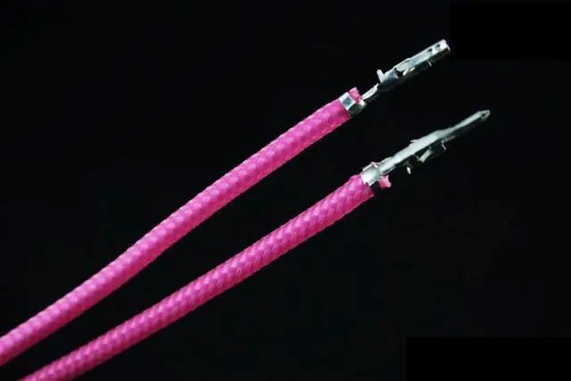 Alt view image 2 of 2 - Darkside 17.5" (45cm) Male-Female Pre-Sleeved ATX and PCI-E Wire - Pink (DS-1098)