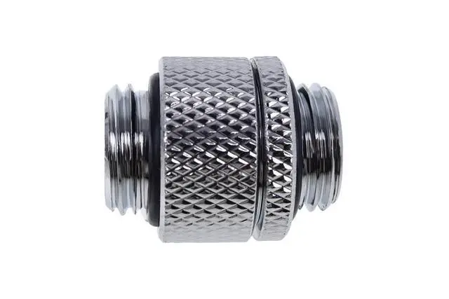 Alt view image 6 of 8 - Alphacool Eiszapfen G1/4" Male To Male Rotatable Adapter Fitting - Chrome (17245)