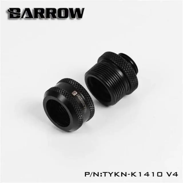 Alt view image 12 of 13 - Barrow G1/4" to 14mm Hard Tubing Compression Fitting, Black