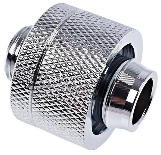 Alt view image 11 of 15 - Alphacool Eiszapfen 1/2" ID x 3/4" OD G1/4 Compression Fitting - Chrome Sixpack (17241)