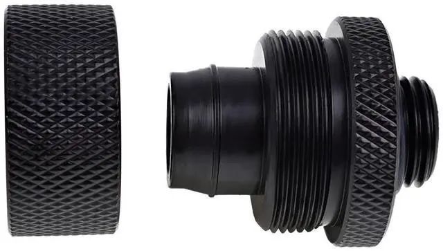 Alt view image 15 of 15 - Alphacool Eiszapfen 1/2" ID x 3/4" OD G1/4 Compression Fitting - Chrome Sixpack (17241)