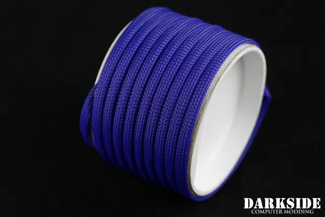 Alt view image 4 of 5 - Darkside 6mm (1/4") High Density Cable Sleeving - Dark Blue UV (DS-HD6-BLU)