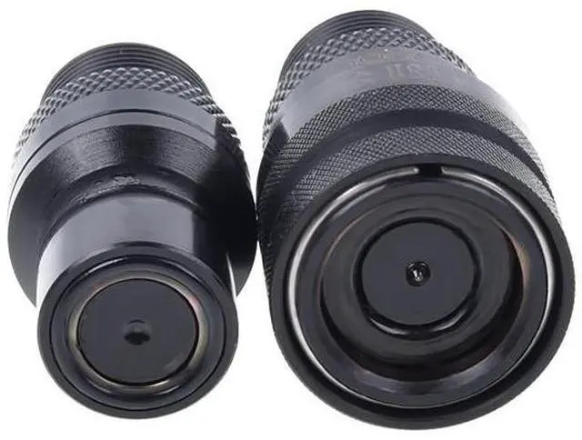 Alt view image 12 of 12 - Alphacool Eiszapfen HF Quick Release Connector Kit with Double Bulkhead G1/4" Inner Thread, Deep Black
