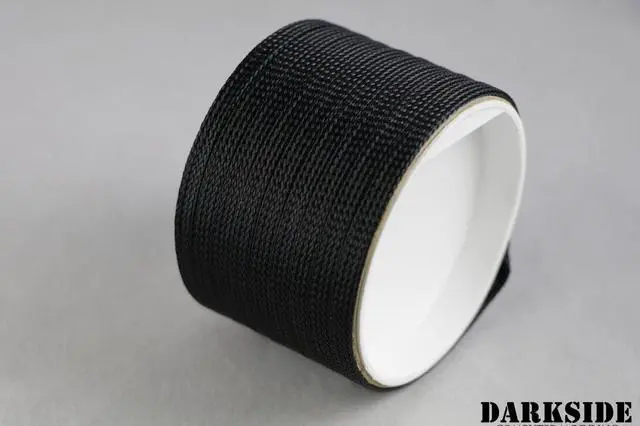 Alt view image 3 of 3 - Darkside 6mm (1/4") High Density Cable Sleeving - Black, 1ft (DS-HD6-BLK)