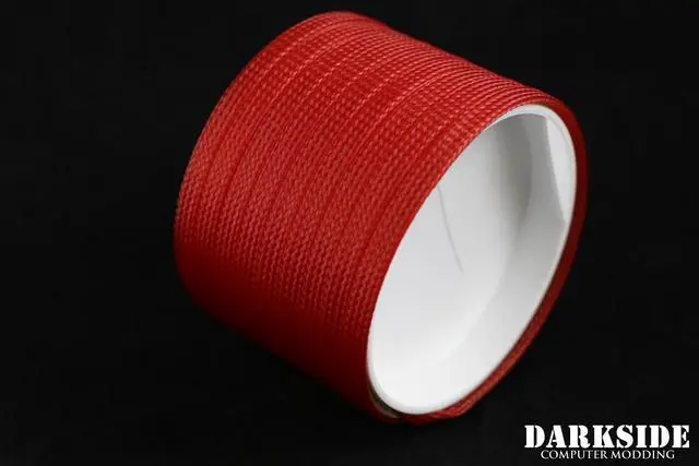 Alt view image 5 of 6 - Darkside 6mm (1/4") High Density Cable Sleeving - Red UV (DS-HD6-RED)