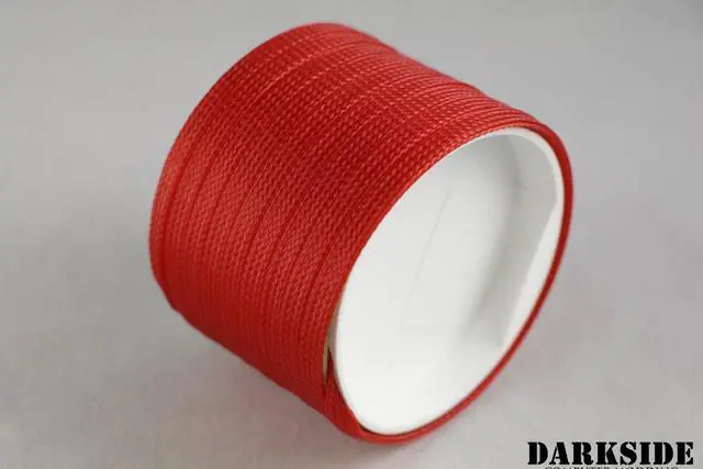 Alt view image 6 of 6 - Darkside 6mm (1/4") High Density Cable Sleeving - Red UV (DS-HD6-RED)