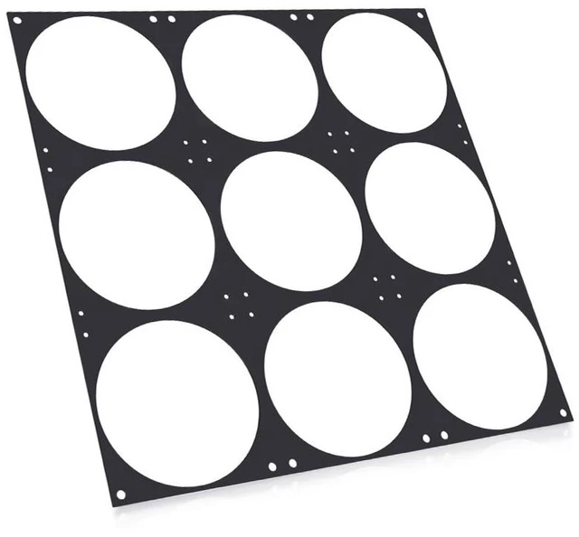 Alt view image 3 of 4 - Alphacool Nova 1080 Fan Grill 9x120mm - Black (26155)