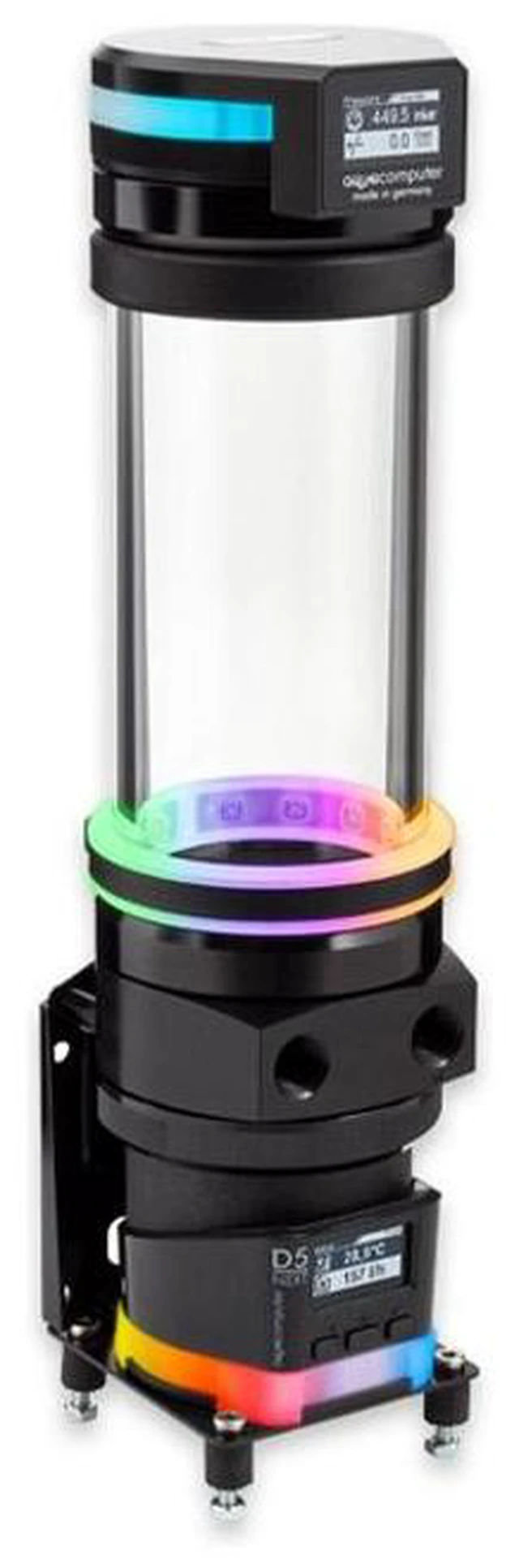 Alt view image 2 of 9 - Aquacomputer ULTITUBE D5 150 PRO LEAKSHIELD Reservoir with D5 NEXT Pump (34141)