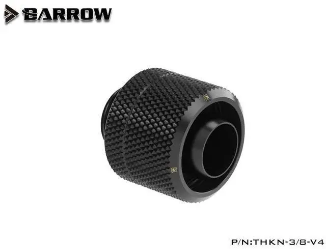 Alt view image 2 of 3 - Barrow G1/4" Thread 3/8" ID x 5/8" OD Compression Fitting - Black (THKN-3/8-V4)