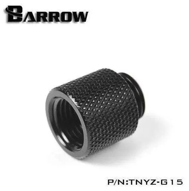 Alt view image 6 of 8 - Barrow G1/4" Male to Female Extender Fitting, 15mm, Black