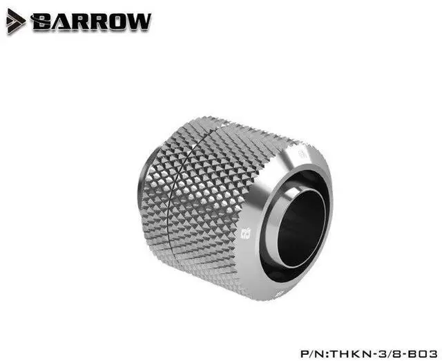 Alt view image 3 of 4 - Barrow G1/4" Thread 3/8" ID x 5/8" OD Compression Fitting - Silver (THKN-3/8-V4-Silver)