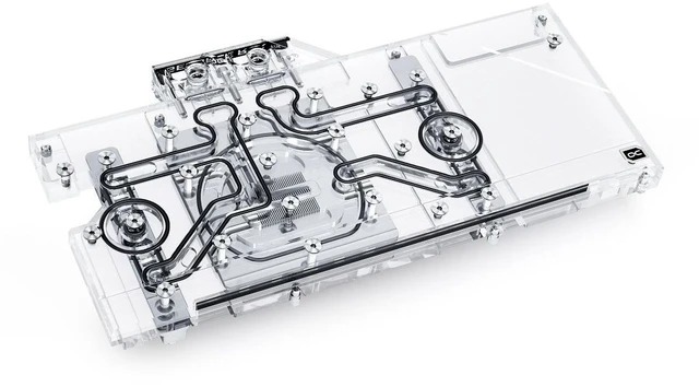 Alt view image 4 of 6 - Alphacool Eisblock Aurora Acryl GPX-N RTX 3090/3080 Ti HOF with Backplate (11967)