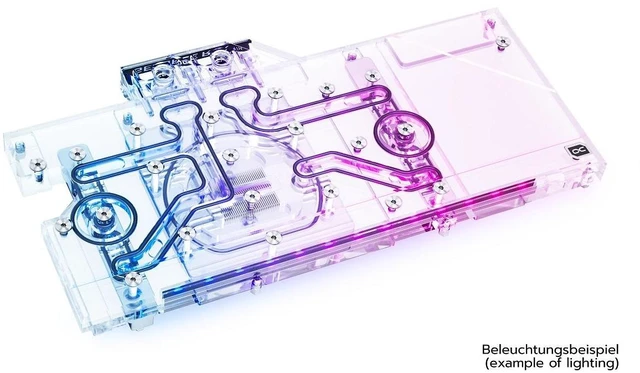 Alt view image 5 of 6 - Alphacool Eisblock Aurora Acryl GPX-N RTX 3090/3080 Ti HOF with Backplate (11967)