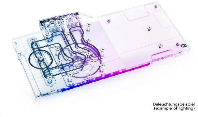 Alt view image 5 of 6 - Alphacool Eisblock Aurora Acryl GPX-N RTX 3070 FTW3 Ultra with Backplate (11970)