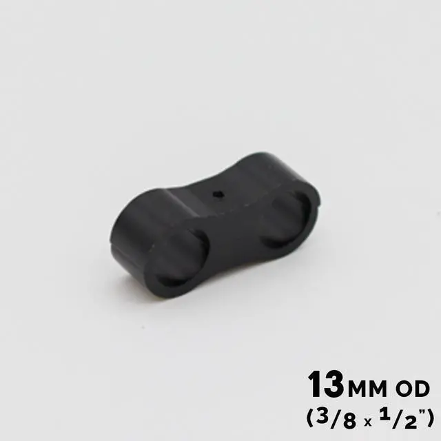 Alt view image 4 of 7 - ModMyMods ModClamp - 13mm (1/2") AN 6 Tubing Management Clamp - Black (MOD-0311)