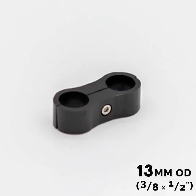 Alt view image 3 of 7 - ModMyMods ModClamp - 13mm (1/2") AN 6 Tubing Management Clamp - Black (MOD-0311)