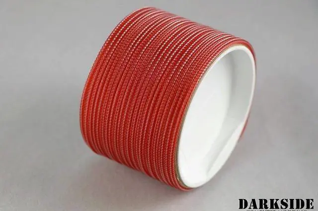 Alt view image 4 of 5 - Darkside 2mm (5/64") High Density Cable Sleeving - Opaque Red (DS-0731)