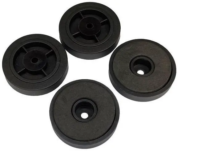 Alt view image 4 of 6 - Phobya Case Feet M4x10 - 4 pcs. Black (1022280)