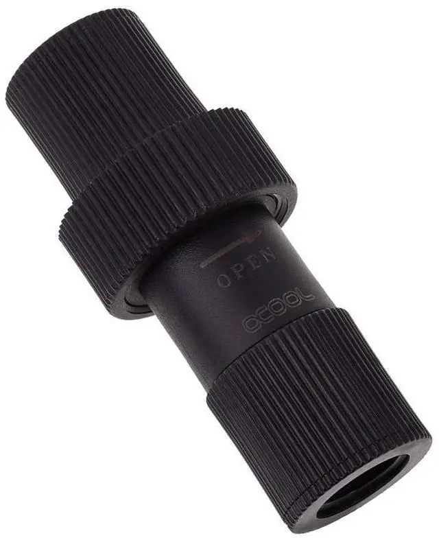 Alt view image 15 of 16 - Alphacool G1/4" HF Quick Release Connector Kit, Black