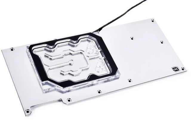 Alt view image 7 of 7 - Alphacool Eisblock Aurora Acryl GPX-N RTX 3090/3080 FTW3 Active Backplate (13043)