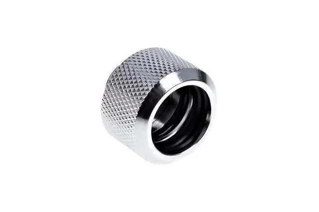 Alt view image 10 of 11 - Alphacool Eiszapfen G1/4" HardTube Compression Fitting for Plexi (Acrylic) / Brass Hard Tubes, 16mm OD, Chrome, 6-pack