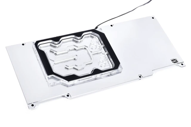Alt view image 2 of 7 - Alphacool Eisblock Aurora Acryl GPX-N RTX 3090/3080 Ti HOF Active Backplate (13046)