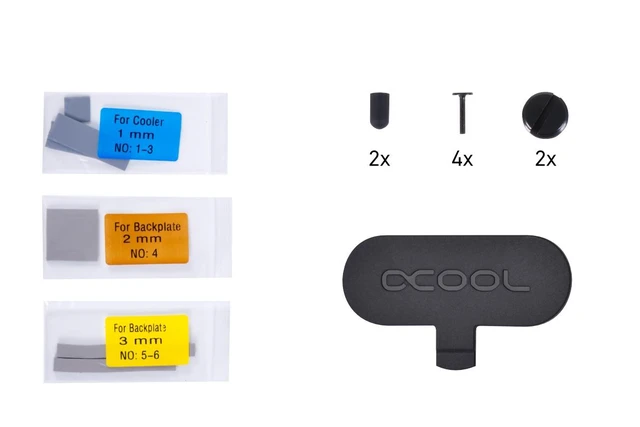 Alt view image 7 of 7 - Alphacool Eisblock Aurora Acryl GPX-N RTX 3090/3080 Ti HOF Active Backplate (13046)