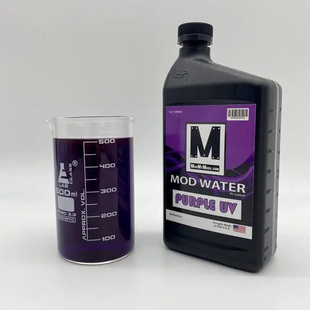 Alt view image 6 of 7 - ModMyMods ModWater PC Coolant- Purple UV â 1 Liter (MOD-0315)