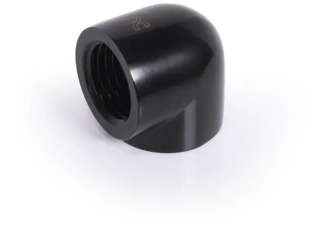 Alt view image 3 of 4 - Alphacool Eiszapfen 20mm L-Connector Fitting G1/4 IT To G1/4 IT - Black (17588)