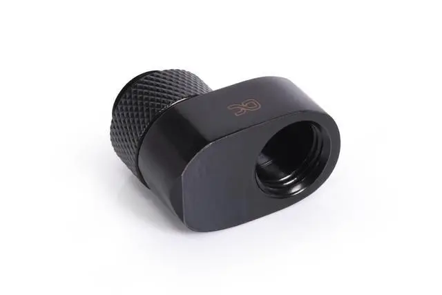 Alt view image 3 of 4 - Alphacool Eiszapfen 16mm Offset Fitting Rotary G1/4 OT to G1/4 IT - Black (17601)