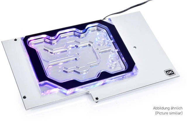 Alt view image 6 of 7 - Alphacool Eisblock Aurora GPX-N Acryl Active Backplate 3090 TI Founders Edition (13063)