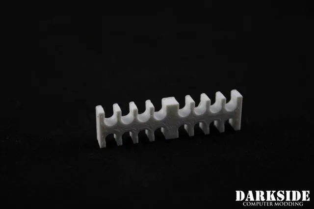 Alt view image 4 of 5 - Darkside 16-Pin Cable Management Holder- White (3DS-0002)