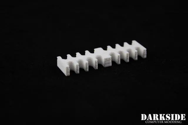 Alt view image 5 of 5 - Darkside 16-Pin Cable Management Holder- White (3DS-0002)